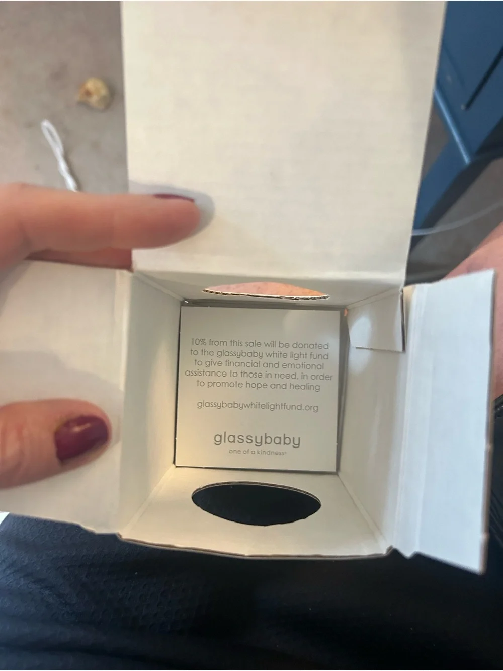 Glassybaby wise candle